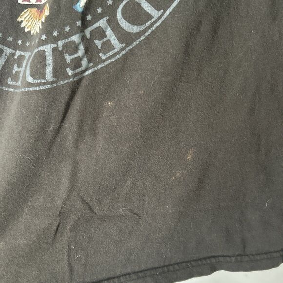 Vintage Ramones 1234 T-Shirt in Black w Ramones Album Artwork Medium Distressed - Picture 3 of 5